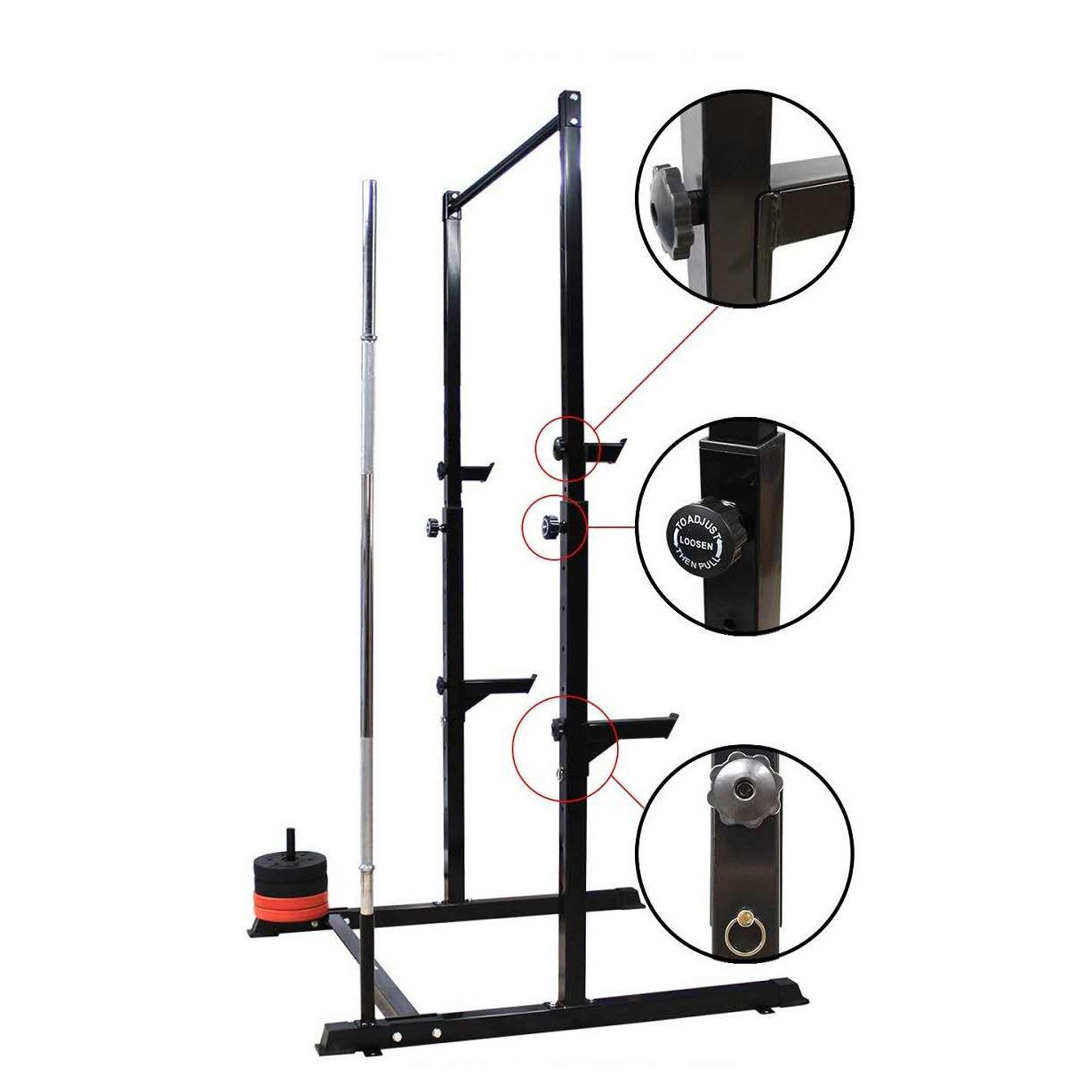 Fitness Gym Set Adjustable Multifunction homeuse squat rack half