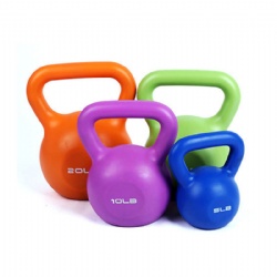 wholesale fitness gym colorful steel competition kettlebell