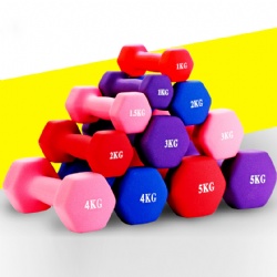 Woman Dip Plastic Dumbbell